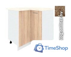 Шкаф напольный Кортекс-мебель Корнелия Лира НШУ угловой (дуб сонома/мадрид) - Изображение №1 — Интернет-магазин Time-Shop