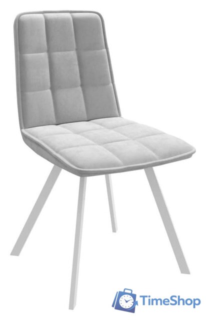 Стул Мамадома Rom D (b20 Silver Lux/белый) - Изображение №1 — Интернет-магазин Time-Shop