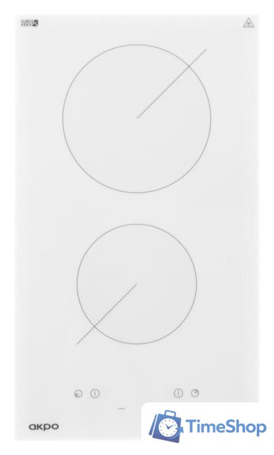 Варочная панель Akpo PKA 30 830/2 WH - Изображение №1 — Интернет-магазин Time-Shop