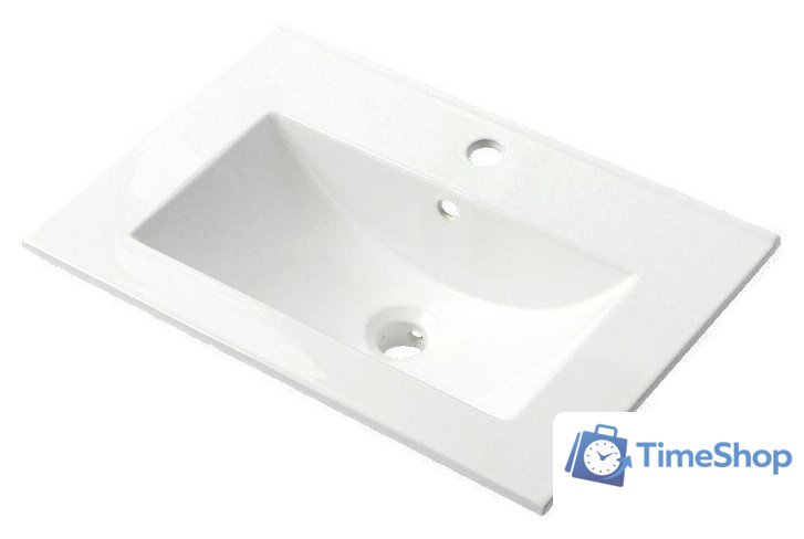  ЗОВ Тумба с умывальником Парма 70 P70LWP0MWMC1B-OL70 (белый матовый) - Изображение №3 — Интернет-магазин Time-Shop