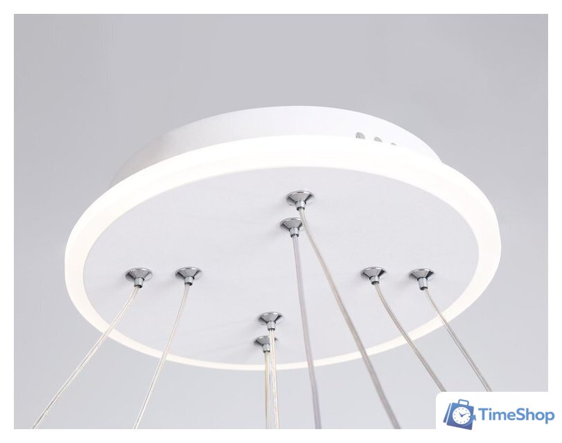 Подвесная люстра Ambrella light Comfort FL66326/1+4 WH (белый) - Изображение №7 — Интернет-магазин Time-Shop