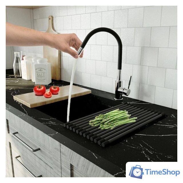 Смеситель Gross Aqua ColorFlex 3241508MB (черный матовый) - Изображение №3 — Интернет-магазин Time-Shop