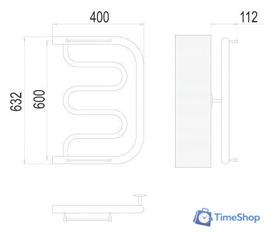 Полотенцесушитель TERMINUS Фокстрот 1