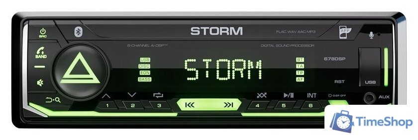 USB-магнитола Aura Storm-678DSP - Изображение №2 — Интернет-магазин Time-Shop