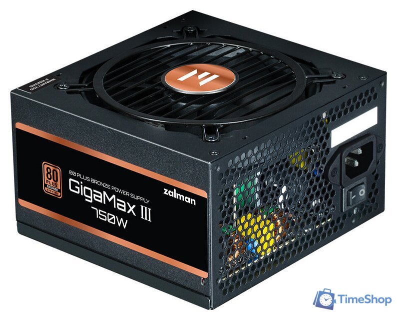 Блок питания Zalman GigaMax III 750W ZM750-GV3 - Изображение №1 — Интернет-магазин Time-Shop