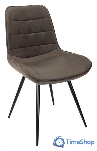 Стул Бюрократ CH-K2 4 шт (коричневый Holland 74/черный) - Изображение №5 — Интернет-магазин Time-Shop