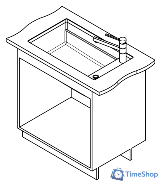 Кухонная мойка Franke Kubus 2 KNG 110-62 125.0512.515 (оникс) - Изображение №6 — Интернет-магазин Time-Shop