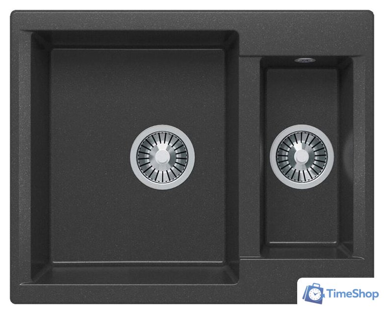 Кухонная мойка Polygran Brig-620 (черный 16) - Изображение №1 — Интернет-магазин Time-Shop