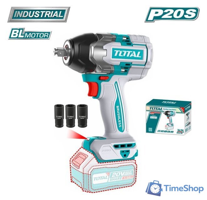 Гайковерт Total TIWLI20851 (без АКБ) - Изображение №1 — Интернет-магазин Time-Shop