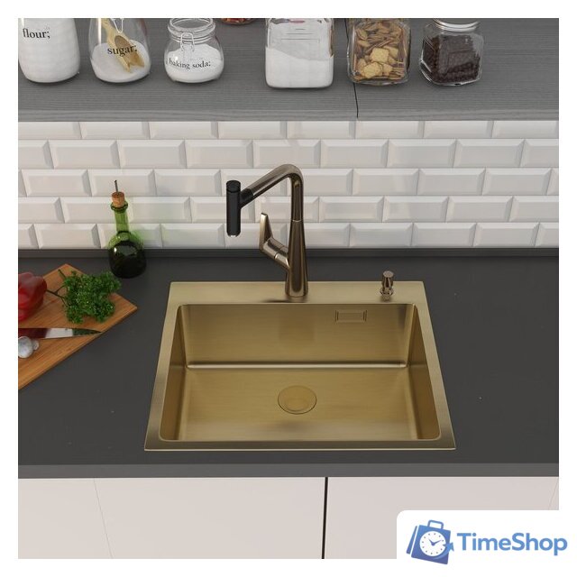 Кухонная мойка Roxen Simple 560220-60G - Изображение №3 — Интернет-магазин Time-Shop