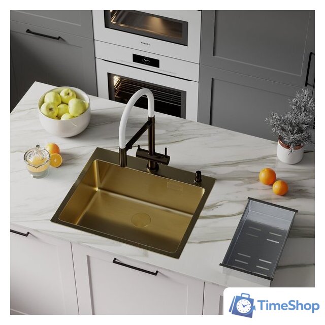 Кухонная мойка Roxen Simple 560220-60G - Изображение №2 — Интернет-магазин Time-Shop