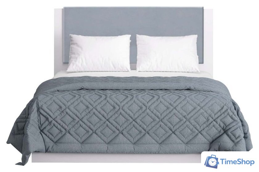 Кровать Аквилон Акцент №900М (белое сияние/веллюкс 49) - Изображение №2 — Интернет-магазин Time-Shop