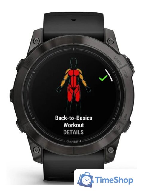 Умные часы Garmin Epix Pro Gen 2 Sapphire 51 мм (карбоново-серый титан/черный) - Изображение №4 — Интернет-магазин Time-Shop