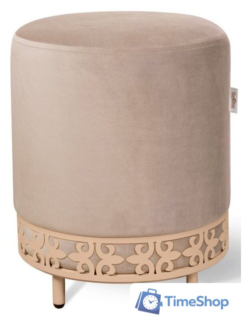 Пуфик Sheffilton SHT-B20-1 (латте/кофейный) - Изображение №1 — Интернет-магазин Time-Shop