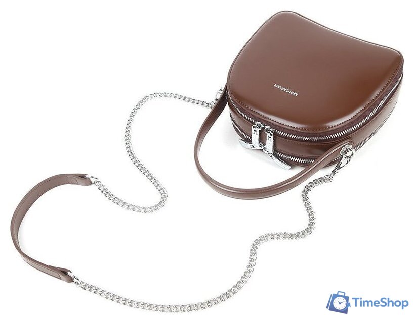Женская сумка Mironpan 240607 (темно-коричневый) - Изображение №5 — Интернет-магазин Time-Shop