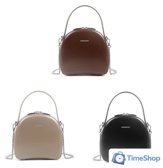 Женская сумка Mironpan 240607 (темно-коричневый) - Изображение №7 — Интернет-магазин Time-Shop