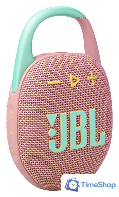 Беспроводная колонка JBL Clip 5 (розовый) - Изображение №1 — Интернет-магазин Time-Shop