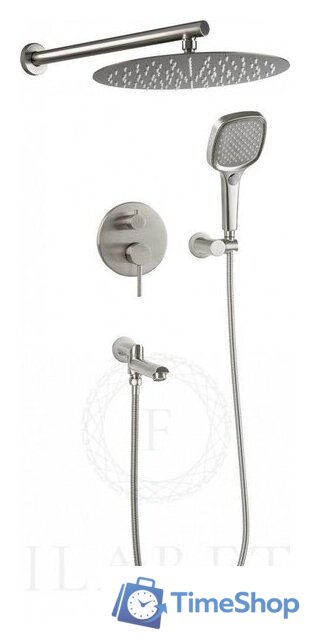 Душевая система  Filarete Roun FL1026 (никель) - Изображение №1 — Интернет-магазин Time-Shop