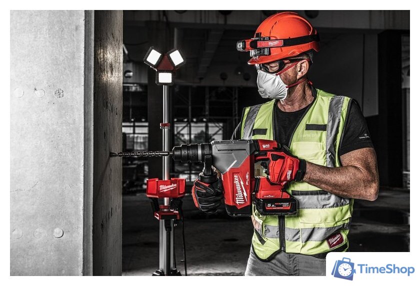 Перфоратор Milwaukee M18 ONE FHPX-0X Fuel 4933478495 (без АКБ, кейс) - Изображение №10 — Интернет-магазин Time-Shop