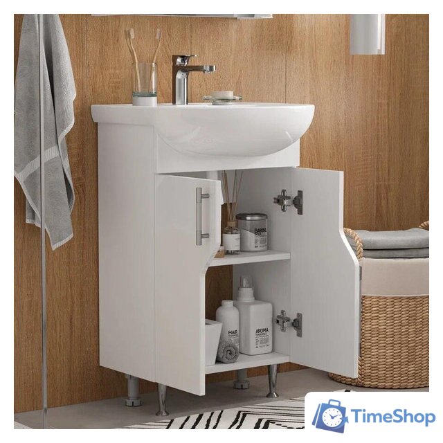  Volna Тумба с умывальником Bruno 50.2D Рива 50 (напольная) - Изображение №9 — Интернет-магазин Time-Shop