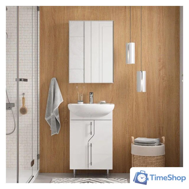  Volna Тумба с умывальником Bruno 50.2D Рива 50 (напольная) - Изображение №8 — Интернет-магазин Time-Shop