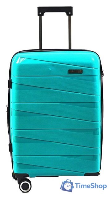 Чемодан-спиннер Pride РР-201 (M, бирюзовый) - Изображение №1 — Интернет-магазин Time-Shop