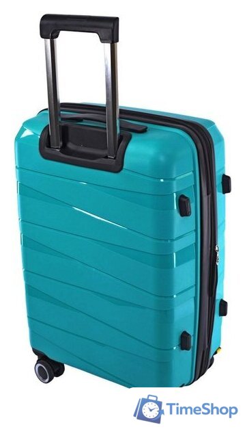 Чемодан-спиннер Pride РР-201 (M, бирюзовый) - Изображение №3 — Интернет-магазин Time-Shop