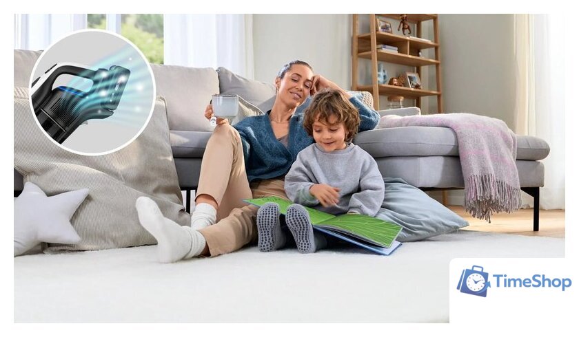 Пылесос Bosch Unlimited 10 BCS1041WAC - Изображение №6 — Интернет-магазин Time-Shop