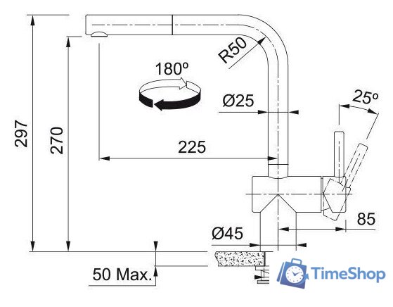 Смеситель Franke Atlas Neo Sensor Pull-Out 115.0625.523 - Изображение №37 — Интернет-магазин Time-Shop