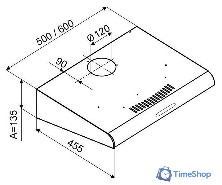 Кухонная вытяжка MPM 61-PX-70 - Изображение №4 — Интернет-магазин Time-Shop