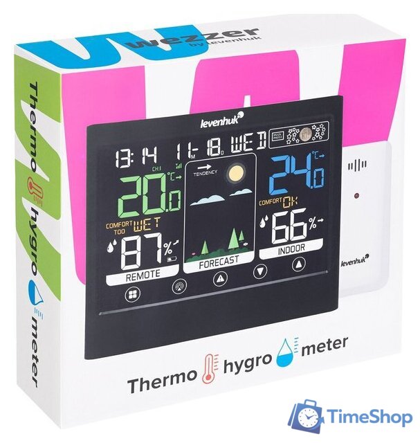 Термогигрометр Levenhuk Wezzer Teo TH50 81389 - Изображение №9 — Интернет-магазин Time-Shop