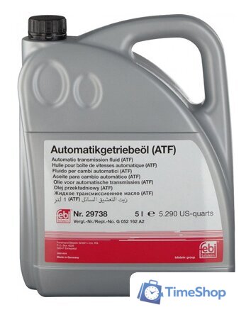 Трансмиссионное масло Febi bilstein 29738 5л (желтый) - Изображение №1 — Интернет-магазин Time-Shop