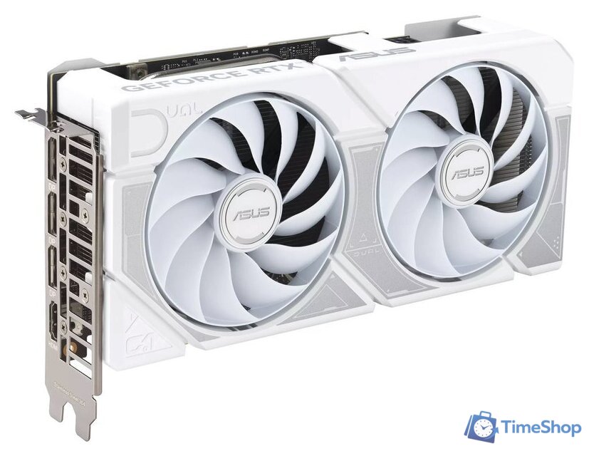 Видеокарта ASUS Dual GeForce RTX 5060 Ti 16GB GDDR7 White OC Edition DUAL-RTX5060TI-O16G-WHITE - Изображение №1 — Интернет-магазин Time-Shop