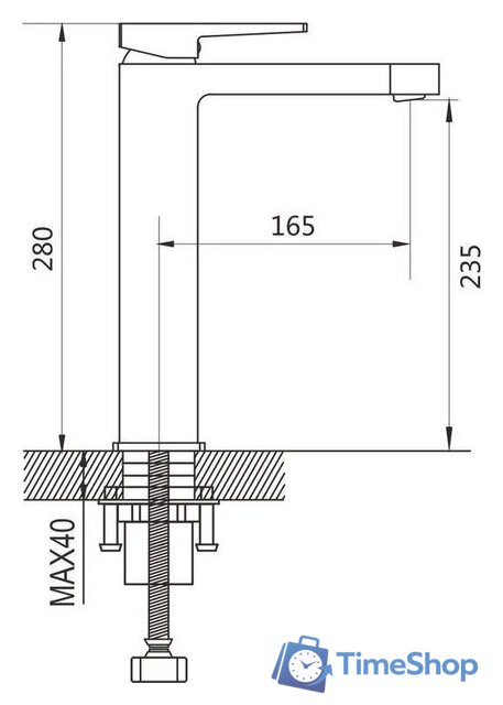Смеситель Shevanik S6811T - Изображение №2 — Интернет-магазин Time-Shop