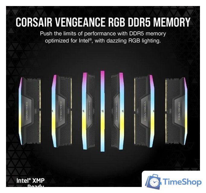 Оперативная память Corsair Vengeance RGB 2x16ГБ DDR5 5200 МГц CMH32GX5M2B5200C40 - Изображение №7 — Интернет-магазин Time-Shop