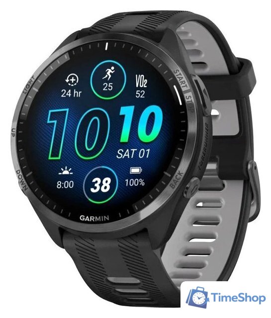 Умные часы Garmin Forerunner 965 (черный/серый) - Изображение №1 — Интернет-магазин Time-Shop