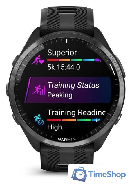 Умные часы Garmin Forerunner 965 (черный/серый) - Изображение №3 — Интернет-магазин Time-Shop