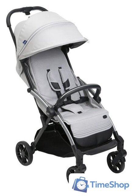 Коляска прогулочная «книга» Chicco Goody Xplus Pearl (Grey) - Изображение №1 — Интернет-магазин Time-Shop