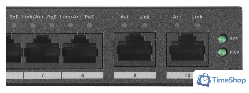 Управляемый коммутатор 2-го уровня Dahua DH-CS4010-8GT-110 - Изображение №4 — Интернет-магазин Time-Shop