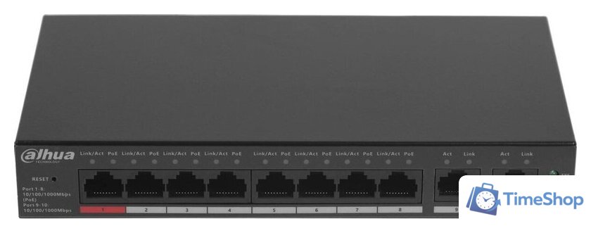 Управляемый коммутатор 2-го уровня Dahua DH-CS4010-8GT-110 - Изображение №1 — Интернет-магазин Time-Shop
