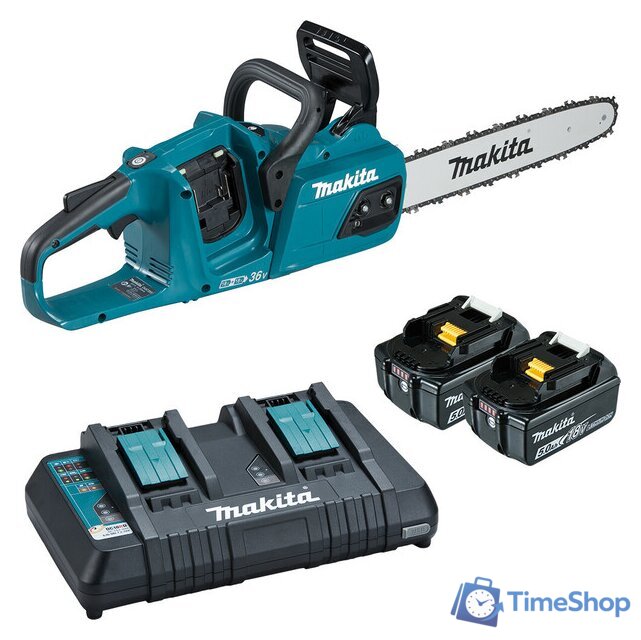 Аккумуляторная пила Makita DUC355PT2 (с 2-мя АКБ) - Изображение №1 — Интернет-магазин Time-Shop