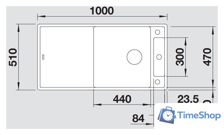 Кухонная мойка Blanco Axia III XL 6 S 525858 (черный) - Изображение №3 — Интернет-магазин Time-Shop