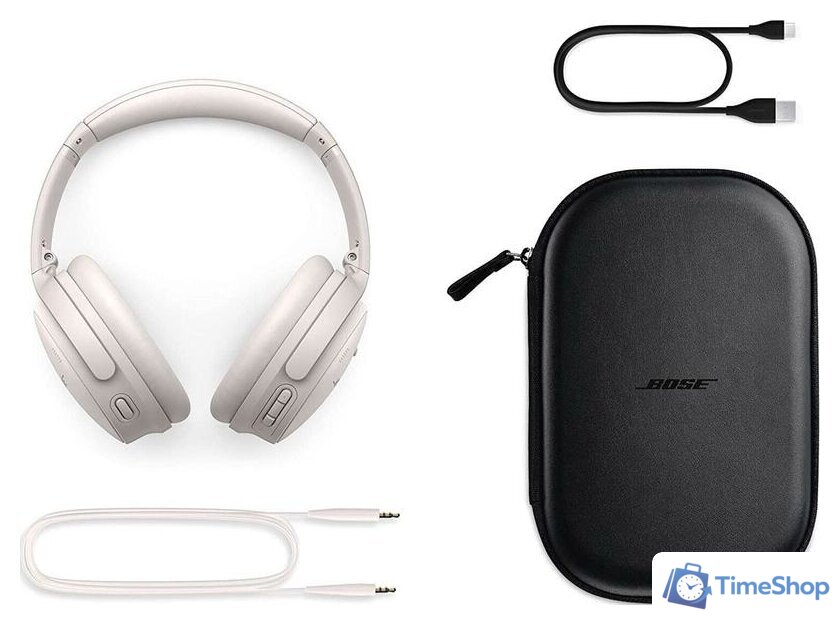Наушники Bose QuietComfort 45 (белый) - Изображение №3 — Интернет-магазин Time-Shop