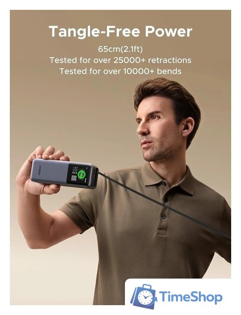 Внешний аккумулятор Ugreen PB726 95670B 20000mAh (серый) - Изображение №8 — Интернет-магазин Time-Shop