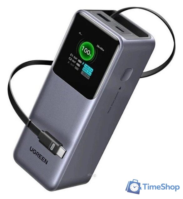 Внешний аккумулятор Ugreen PB726 95670B 20000mAh (серый) - Изображение №2 — Интернет-магазин Time-Shop
