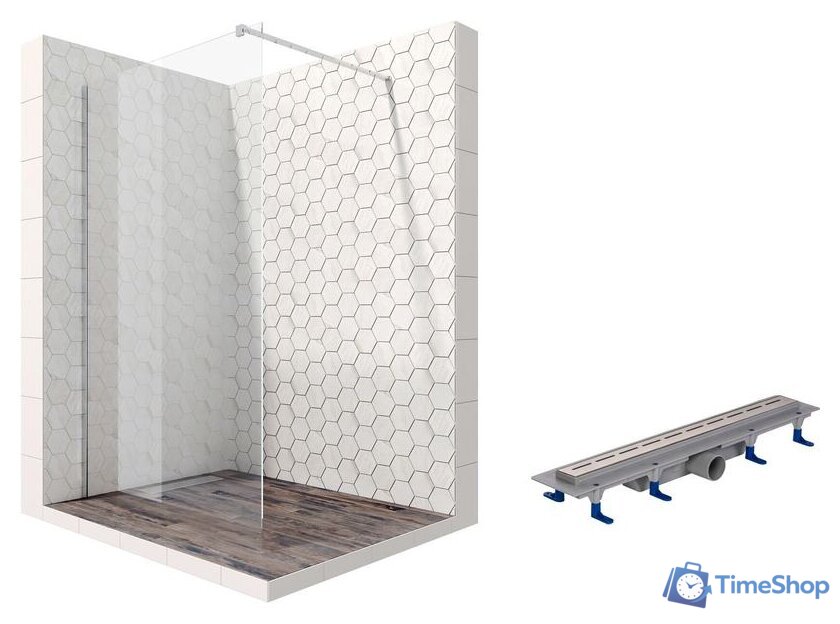 Душевая стенка Ambassador Set 15031104-ST8 - Изображение №1 — Интернет-магазин Time-Shop