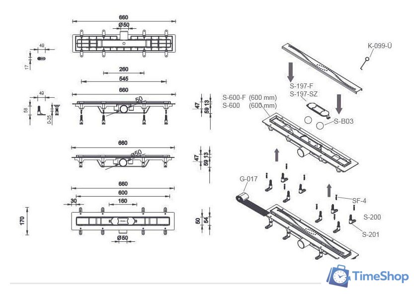 Душевая стенка Ambassador Set 15031104-ST8 - Изображение №14 — Интернет-магазин Time-Shop
