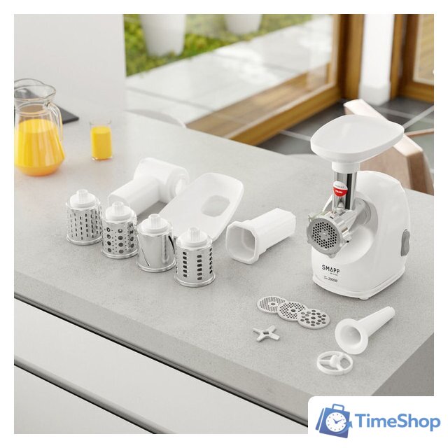 Мясорубка Smapp 489.81 (белый) - Изображение №3 — Интернет-магазин Time-Shop