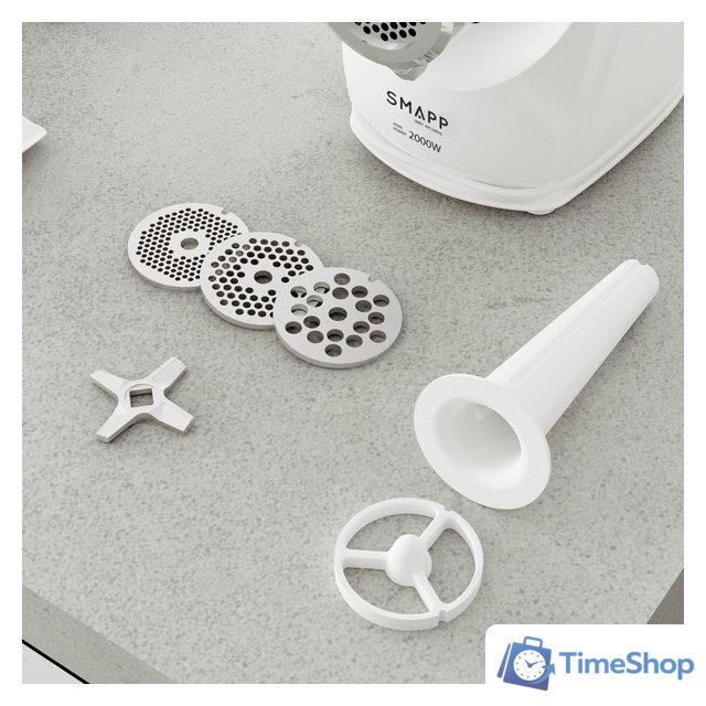 Мясорубка Smapp 489.81 (белый) - Изображение №5 — Интернет-магазин Time-Shop