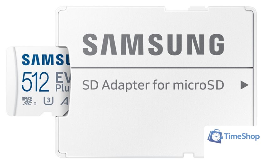 Карта памяти Samsung EVO Plus 2024 microSDXC 512GB (с адаптером) - Изображение №2 — Интернет-магазин Time-Shop
